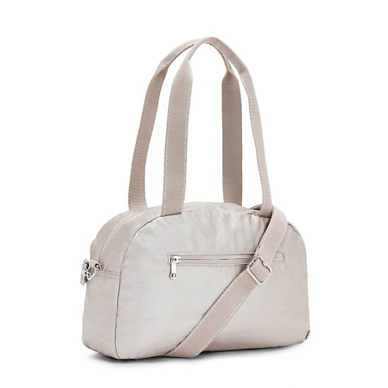 Kipling Cool Defea Metallic Schoudertassen Beige | BE 1396YX